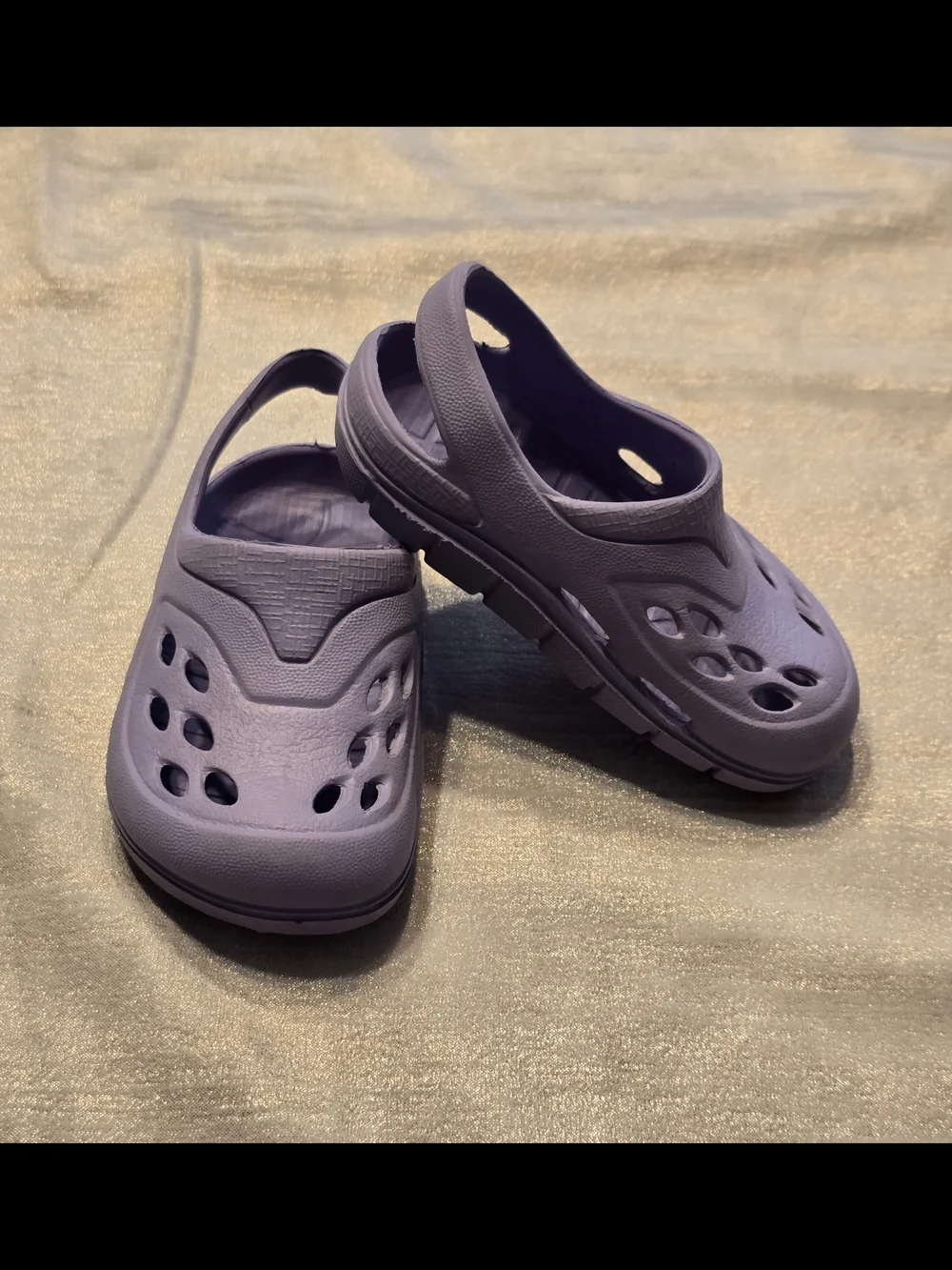 NWOT wonder nation Lavender Kids Slip-On Water Shoes with Vent Holes